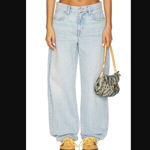 SLVRLAKE Ella Relaxed Curved Leg Baggy Jeans in Love Song 26 $339